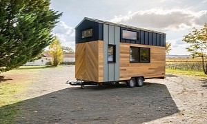 Rustic Meets Modern in 20-Ft. Long French Tiny House Perseverance