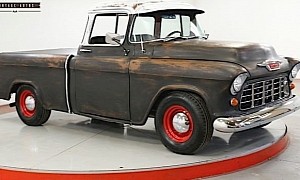 Rusty 1955 Chevrolet Cameo Is Beat-Down Pickup at Its Best