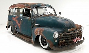 Rusty-Old 1948 Chevrolet Suburban Shows Decades of Decay, It’s Only a Trick