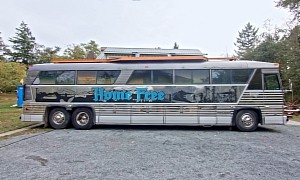 RV Aficionado Shows What You Can Do With a Bus Saved From the Scrapyard