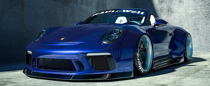 RWB Widebody Porsche 911 Speedster rendering