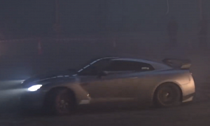 RWD Nissan GT-R With 720 HP Does Killer Burnout