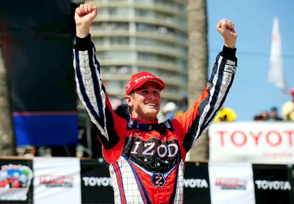 Ryan Hunter-Reay wins the Long Beach GP