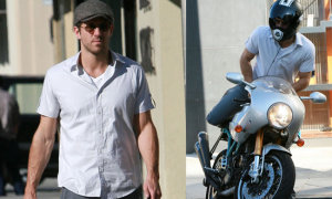 Ryan Reynolds Spotted Riding a Ducati in LA