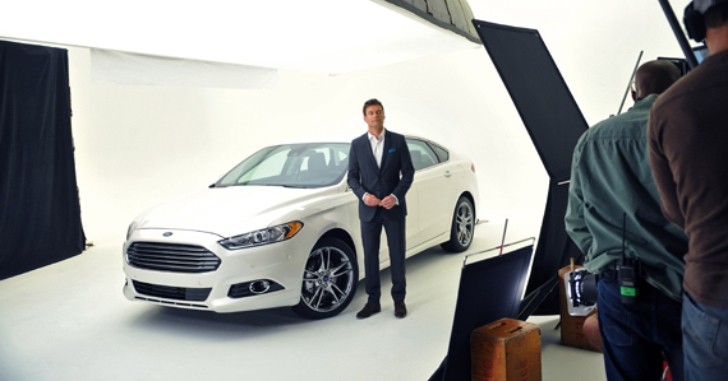 Ryan Seacrest and 2013 Ford Fusion 