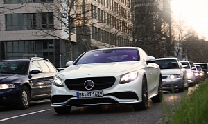 S 63 AMG Coupe (C217) Spotted on The Road Without Camo