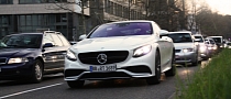 S 63 AMG Coupe (C217) Spotted on The Road Without Camo