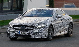 S 63 AMG Coupe Spied With Carbon-Ceramic Brakes