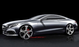 S-Class Coupe Design Sketches Get Leaked