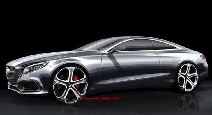 Mercedes-Benz S-Class Coupe Official Sketches