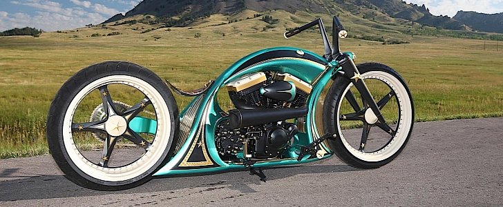 S S Super Sidewinder Powered Open Mind Custom Motorcycle Is A Brain Tease Autoevolution