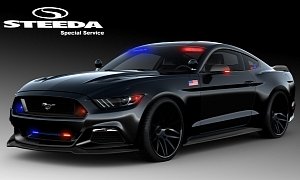 S550 Mustang Police Car from Steeda Is Ready to Protect and Serve