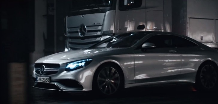 S63 AMG Coupe and Actos Make Love, Give Birth to New Vito in Mercedes Ads