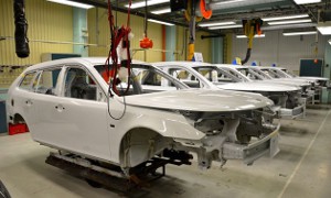 Saab Begins Assembling EV Test Fleet