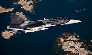 Saab Gripen E Test Fires Large No Escape Zone Ramjet Meteor Missile, F-35 Lightning Next