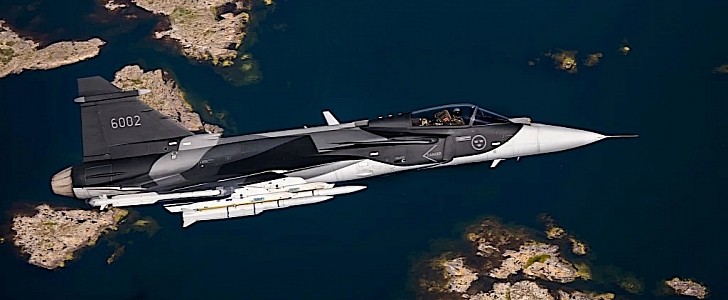 Saab Gripen E test fires Meteor BVRAAM