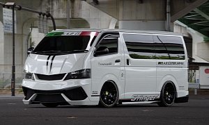 S.A.D Custom Japan Stinger 200HIACE is a Lamborghini-styled Minivan – Photo Gallery