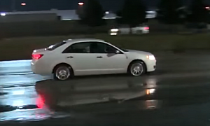 Sadistic News Crew Films Motorists Blow Out Tires in Hidden Pothole