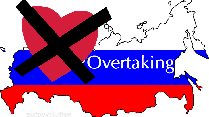 Russia Overtaking Fail