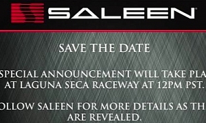 Saleen to Unveil New Model at Monterey Motorsports Reunion