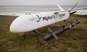 Same-Day Air Delivery: MightyFly 100-Lbs-Payload eVTOL Enters 600-Mile Range Test Stage
