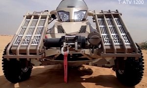 Sand-X T-ATV 1200 All-Terrain Vehicle Is the Ultimate Sand Dunes Vehicle <span>· Video</span>