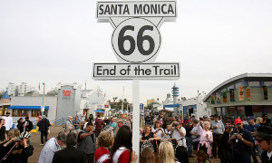 Santa Monica Pier, Route 66 Official Western Point