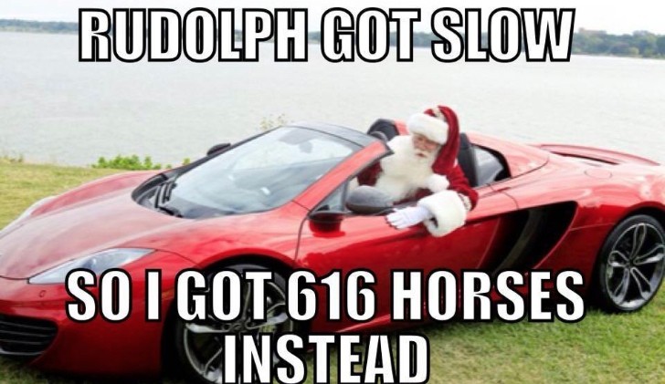 Santa's McLaren