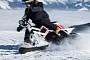 Santa’s Reindeer Have Nothing on an Electric Mountain-Taming MoonBike Snowmobile