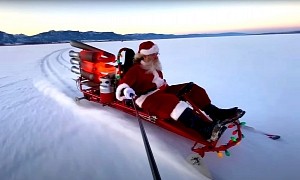 Santa's Sleigh Gets More Muscle, It Is Now a Jet-Powered Rocket Ready To Take Off