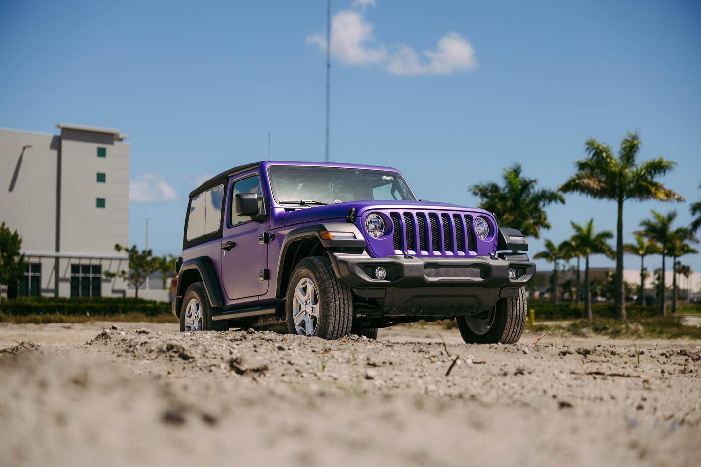 Satin Purple Two-Door Jeep Wrangler Looks Like the Perfect Plum Crazy Beach  Ride - autoevolution