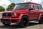 Satin Red Mercedes-AMG G 63 Brabus 800 Has Linen Interior and Many RS Options