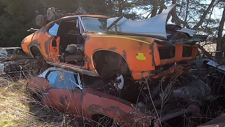 1969 Pontiac GTO Judge junkyard find