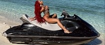 Saweetie Enjoys Yamaha WaveRunner on Vacation, Does She Know How to Sit?