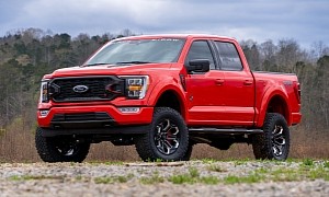 SCA Performance 2021 Ford F-150 Black Widow Features Raptor Tires, 6.0-Inch Lift