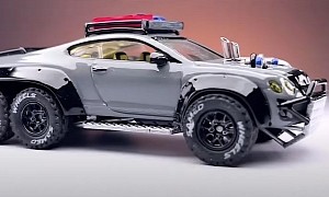 Scale Bentley Continental Goes From Land Yacht to Apocalypse-Ready 6x6, It Should Be Made