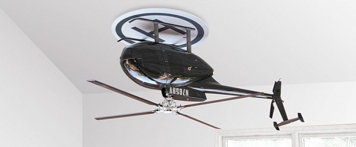 Scaled Chopper Makes for Perfect Psychedelic Ceiling Fan