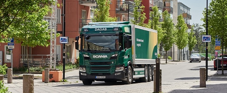 Scania electric heavy-duty trucks will perform daily deliveries for a well-known Swedish food retailer