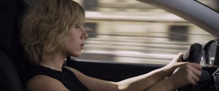 Scarlett Johansson is Driving a Peugeot 308 in Lucy