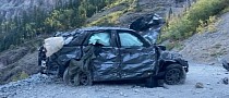Scary Ford Bronco Sport 400-Ft Roll Crash Is a Lady's One-Way Mountain Pass Mishap