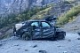 Scary Ford Bronco Sport 400-Ft Roll Crash Is a Lady's One-Way Mountain Pass Mishap