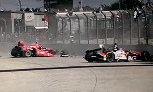 Scary IndyCar Crash Leaves Dario Franchitti, 13 Spectators Injured