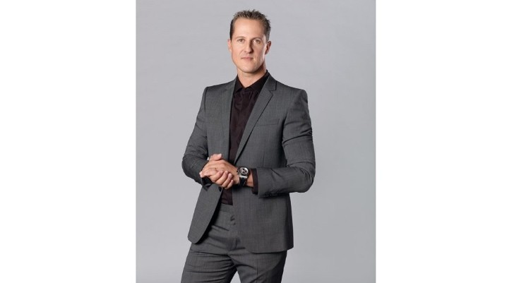 Michael Schumacher in a suit