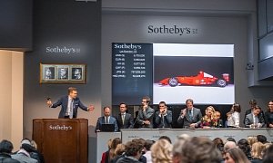 Schumacher’s Ferrari F2001 Formula 1 Car Sells For $7.5 Million