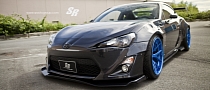 Scion FR-S Looks Awesome with Electric Blue Wheels