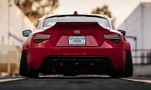 Scion FR-S Rocket Bunny Kit and Lots of Camber