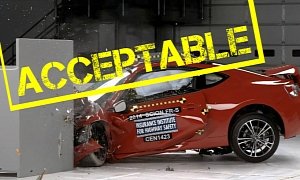 Scion FR-S (Toyota GT 86) Gets 2014 Top Safety Pick in IIHS Small Overlap Crash