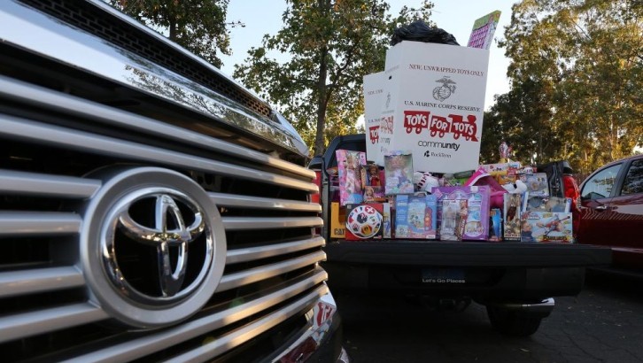 Scion Owners Donating Toys