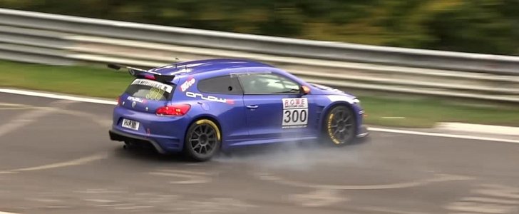 Scirocco VLN Nurburgring Near-Crash Is a Thing of Beauty and Luck