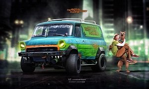 Scooby-Doo Mystery Machine Gets Aggressive Virtual Tuning Package